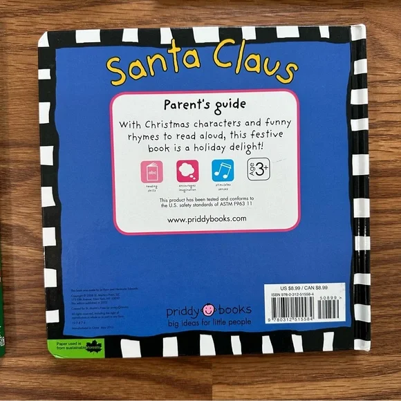Bundle of 7 Christmas Holiday Santa board books baby toddler children’s EUC! - Picture 4 of 9